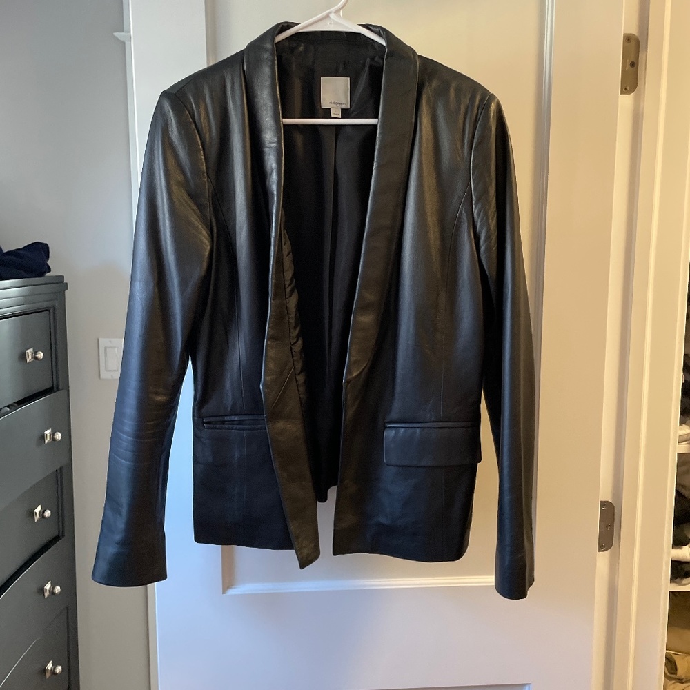 Leather Blazer